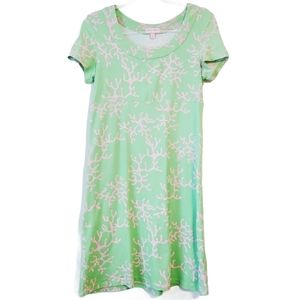 Lilly Pulitzer | Coral Me Crazy T-Shirt Kelsea Dress (Size Small)